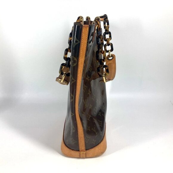 LOUIS VUITTON MonogramVinyl Cover Amble MM Tote Bag Shoulder Bag - Picture 4 of 15